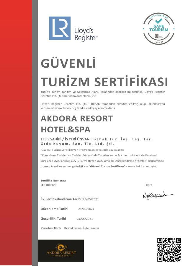 Akdora Resort Hotel & Spa Side Ngoại thất bức ảnh